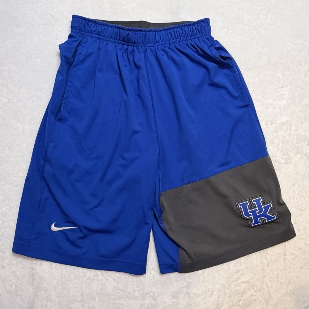 UK Kentucky Wildcats Nike Dri-Fit Basketball Shorts Men's Small Blue Block NCAA